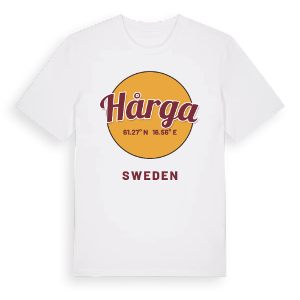 Hårga cirkel t-shirt – ekologisk bomull t-shirt från Pinshirt