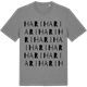 Mid Heather Gray t-shirt med Hari ordlek t-shirt