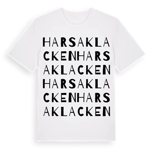 Harsaklacken ordlek t-shirt – ekologisk bomull t-shirt från Pinshirt
