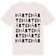 Vintage White t-shirt med Hårte ordlek t-shirt