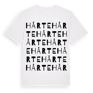 Hårte ordlek t-shirt – ekologisk bomull t-shirt från Pinshirt