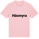 Pink Cotton t-shirt med Häsmyra fetstil t-shirt
