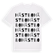 White t-shirt med Hästbo ordlek t-shirt