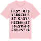 Pink Cotton t-shirt med Hastiga svängen ordlek t-shirt
