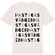 Vintage White t-shirt med Hastiga svängen ordlek t-shirt