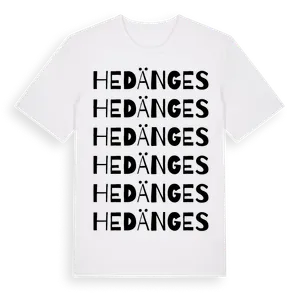 Hedänges ordlek t-shirt – ekologisk bomull t-shirt från Pinshirt