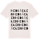 Vintage White t-shirt med Hedbäcken ordlek t-shirt
