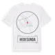 White t-shirt med Hedesunda t-shirt