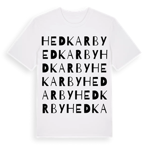 Hedkarby ordlek t-shirt – ekologisk bomull t-shirt från Pinshirt