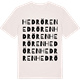 Vintage White t-shirt med Hedrören ordlek t-shirt