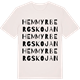 Vintage White t-shirt med Hemmyrbergskojan ordlek t-shirt