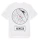 White t-shirt med Hemsta t-shirt