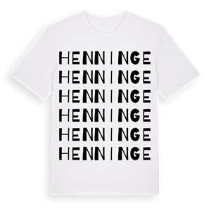 Henninge ordlek t-shirt – ekologisk bomull t-shirt från Pinshirt