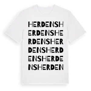 Herdens ordlek t-shirt – ekologisk bomull t-shirt från Pinshirt