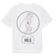 White t-shirt med Hille t-shirt