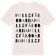 Vintage White t-shirt med Hillefäbodarna ordlek t-shirt