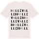 Vintage White t-shirt med Hillevallen ordlek t-shirt