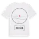 White t-shirt med Hillsta t-shirt