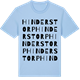 Blue Soul t-shirt med Hinderstorp ordlek t-shirt