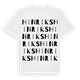 White t-shirt med Hinriks ordlek t-shirt