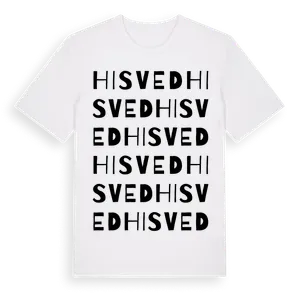 Hisved ordlek t-shirt – ekologisk bomull t-shirt från Pinshirt