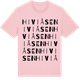 Pink Cotton t-shirt med Hiviåsen ordlek t-shirt