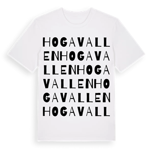 Hogavallen ordlek t-shirt – ekologisk bomull t-shirt från Pinshirt