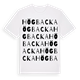 White t-shirt med Högbacka ordlek t-shirt