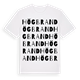 Högbrand ordlek t-shirt