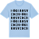 Blue Soul t-shirt med Högbrosveden ordlek t-shirt