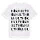 Hökhult ordlek t-shirt