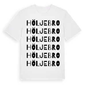 Höljebro ordlek t-shirt – ekologisk bomull t-shirt från Pinshirt