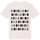 Vintage White t-shirt med Homnabo ordlek t-shirt