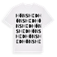 Hönshed ordlek t-shirt