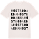 Vintage White t-shirt med Höstbodarna ordlek t-shirt