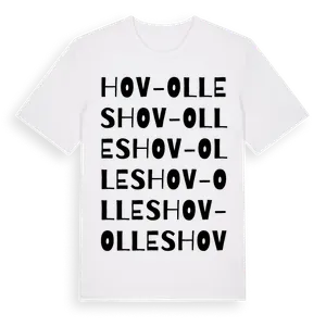 Hov-Olles ordlek t-shirt – ekologisk bomull t-shirt från Pinshirt