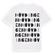 White t-shirt med Hövdingen ordlek t-shirt