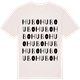 Vintage White t-shirt med Hubo ordlek t-shirt