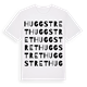 Huggstret ordlek t-shirt