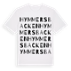 Hymmersbacken ordlek t-shirt