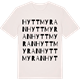 Vintage White t-shirt med Hyttmyran ordlek t-shirt