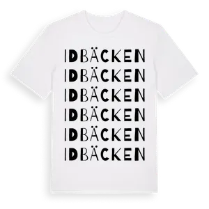 Idbäcken ordlek t-shirt – ekologisk bomull t-shirt från Pinshirt