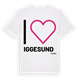 Jag älskar Iggesund t-shirt stort tryck