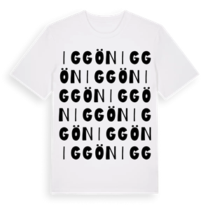 Iggön ordlek t-shirt – ekologisk bomull t-shirt från Pinshirt