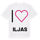 Jag älskar Iljas t-shirt stort tryck