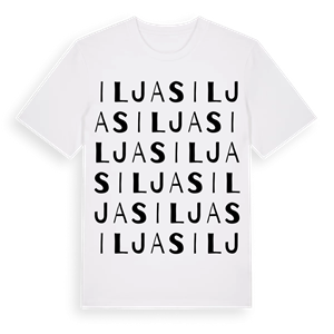 Iljas ordlek t-shirt – ekologisk bomull t-shirt från Pinshirt