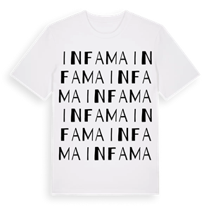 Infama ordlek t-shirt – ekologisk bomull t-shirt från Pinshirt