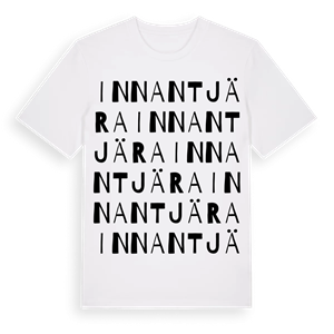 Innantjära ordlek t-shirt – ekologisk bomull t-shirt från Pinshirt