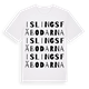Islingsfäbodarna ordlek t-shirt