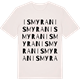 Vintage White t-shirt med Ismyran ordlek t-shirt